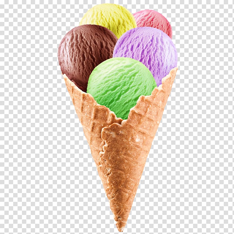 Ice Cream Cones Waffle Wafer Food, ice cream transparent background PNG clipart