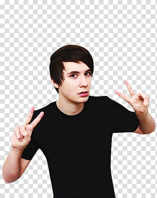 Dan Howell T-shirt Dan and Phil Slipper, T-shirt transparent background PNG clipart