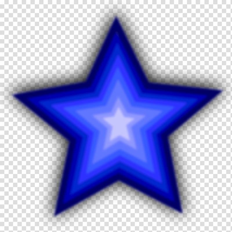Star Blue , Simple Star transparent background PNG clipart
