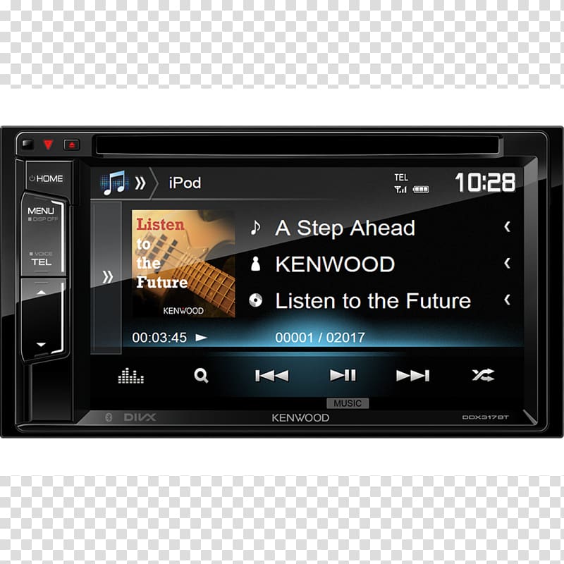 Vehicle audio Kenwood Corporation ISO 7736 Automotive head unit Kenwood DDX4017DAB Hardware/Electronic, acidic transparent background PNG clipart