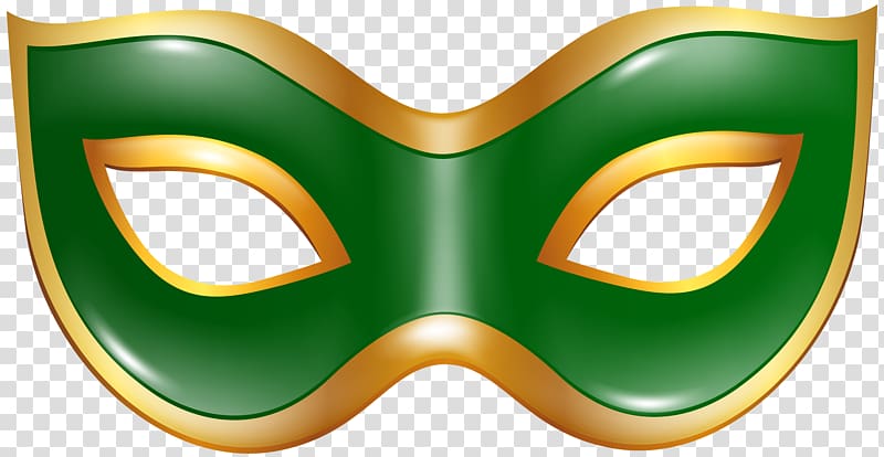 Mask Carnival , Carnival Mask Green transparent background PNG clipart