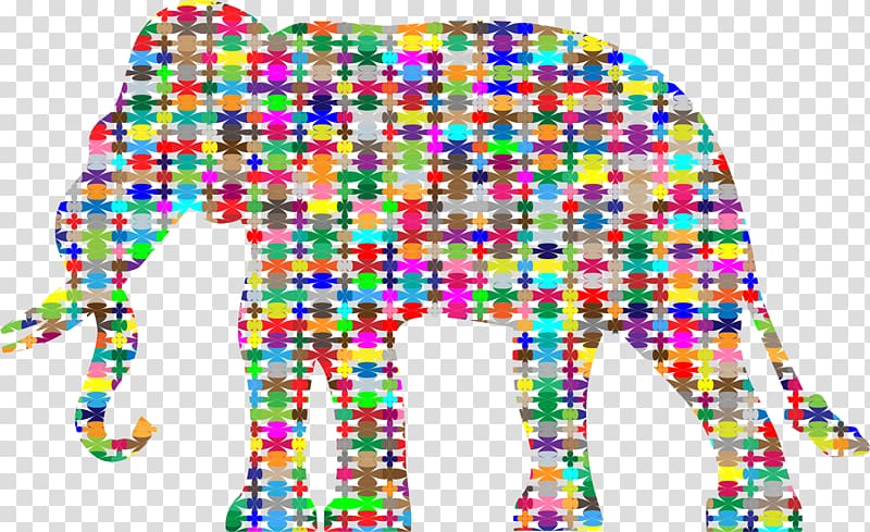 Indian elephant Pattern, elephants transparent background PNG clipart