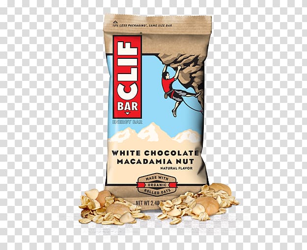 White chocolate Chocolate chip cookie Clif Bar & Company Energy Bar Macadamia, chocolate transparent background PNG clipart