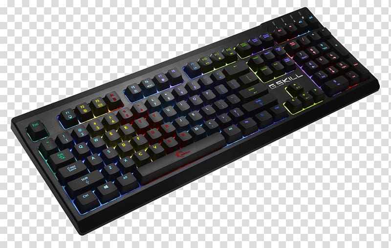 Computer keyboard Gaming keypad Personal computer Corsair Components, Computer transparent background PNG clipart