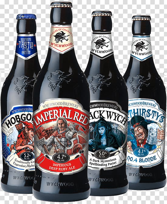 Ale Wychwood Brewery Beer bottle Wychwood Hobgoblin, beer transparent background PNG clipart