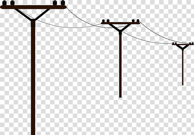 Utility pole Electricity Overhead power line , telephone pole transparent background PNG clipart