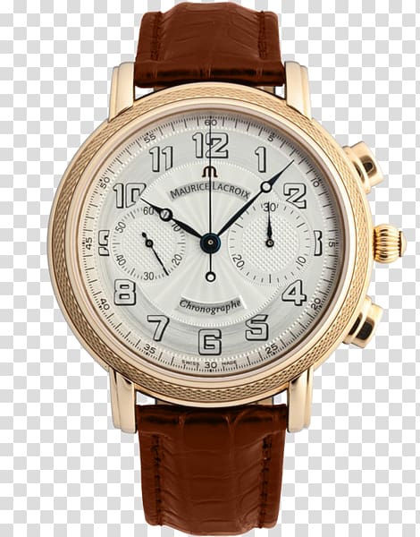 Baume et Mercier Watch Chronograph Maurice Lacroix Clock, Mechanical Watches transparent background PNG clipart