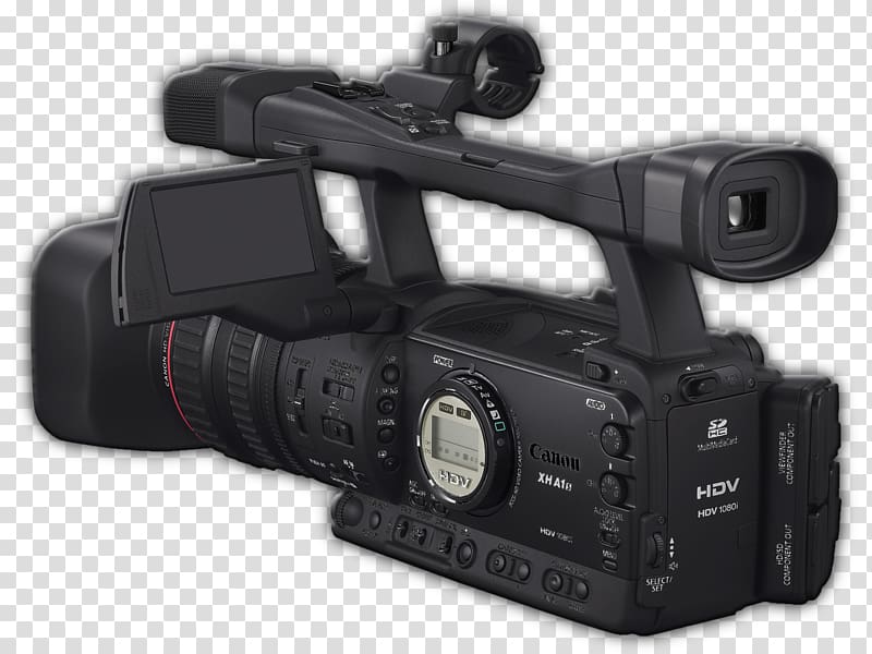 Video Cameras Mirrorless interchangeable-lens camera Canon XH A1S XH-A1s, Camera transparent background PNG clipart