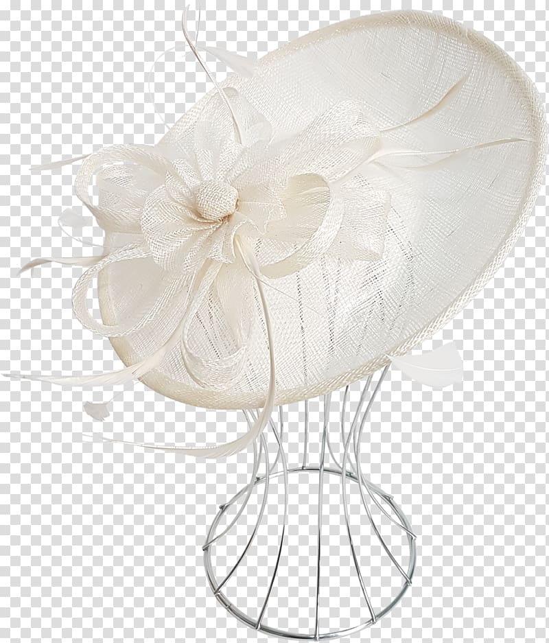 Fascinator Hat Flower Headband Headgear, Offwhite transparent background PNG clipart