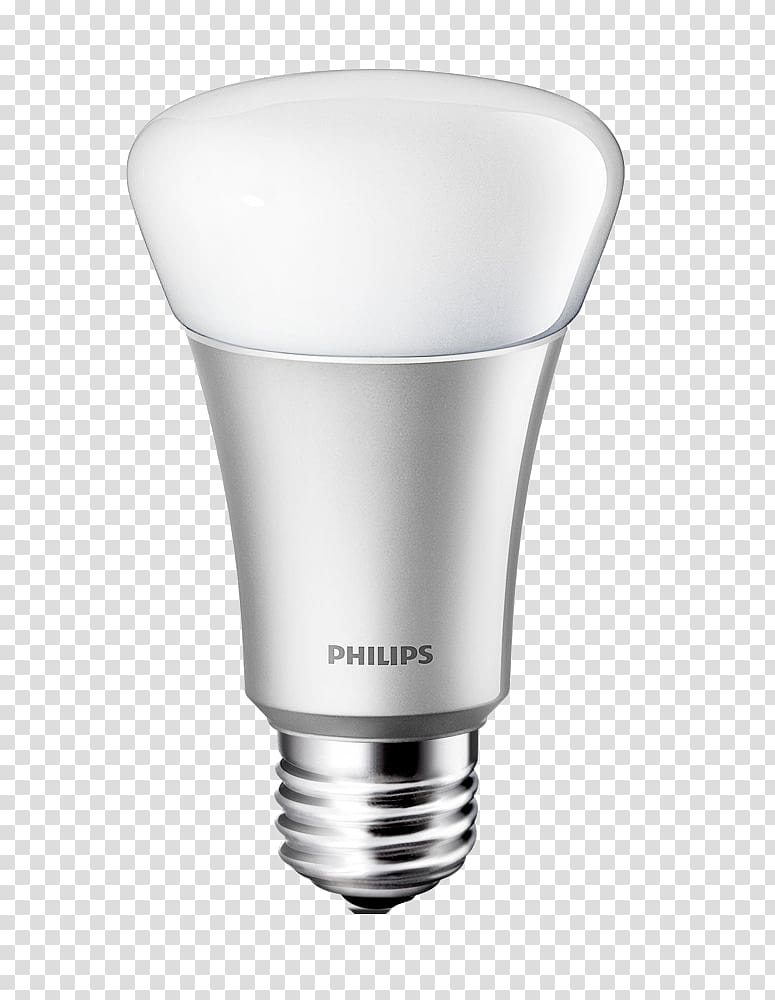 Incandescent light bulb Philips Hue LED lamp, light transparent background PNG clipart