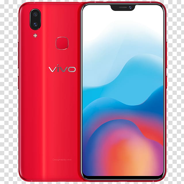 OnePlus 6 Vivo Smartphone Fingerabdruckscanner Android, vivo v9 transparent background PNG clipart