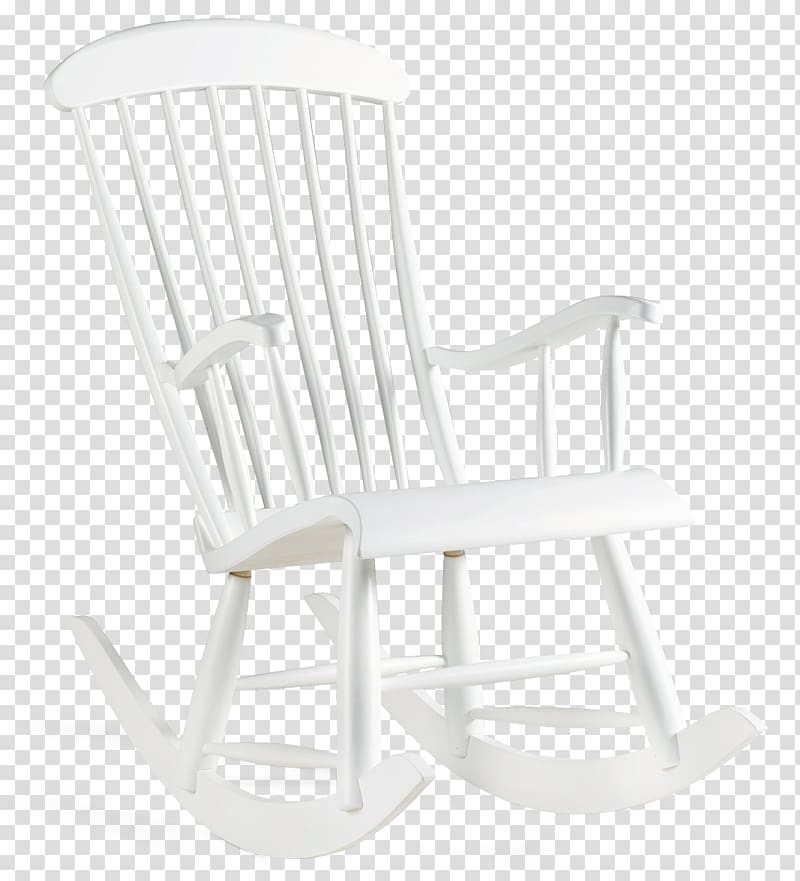 Rocking Chairs Plastic White Armrest, design transparent background PNG clipart