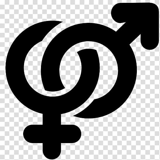 Male Female Signs Icon On Checkerboard Transparent Background High
