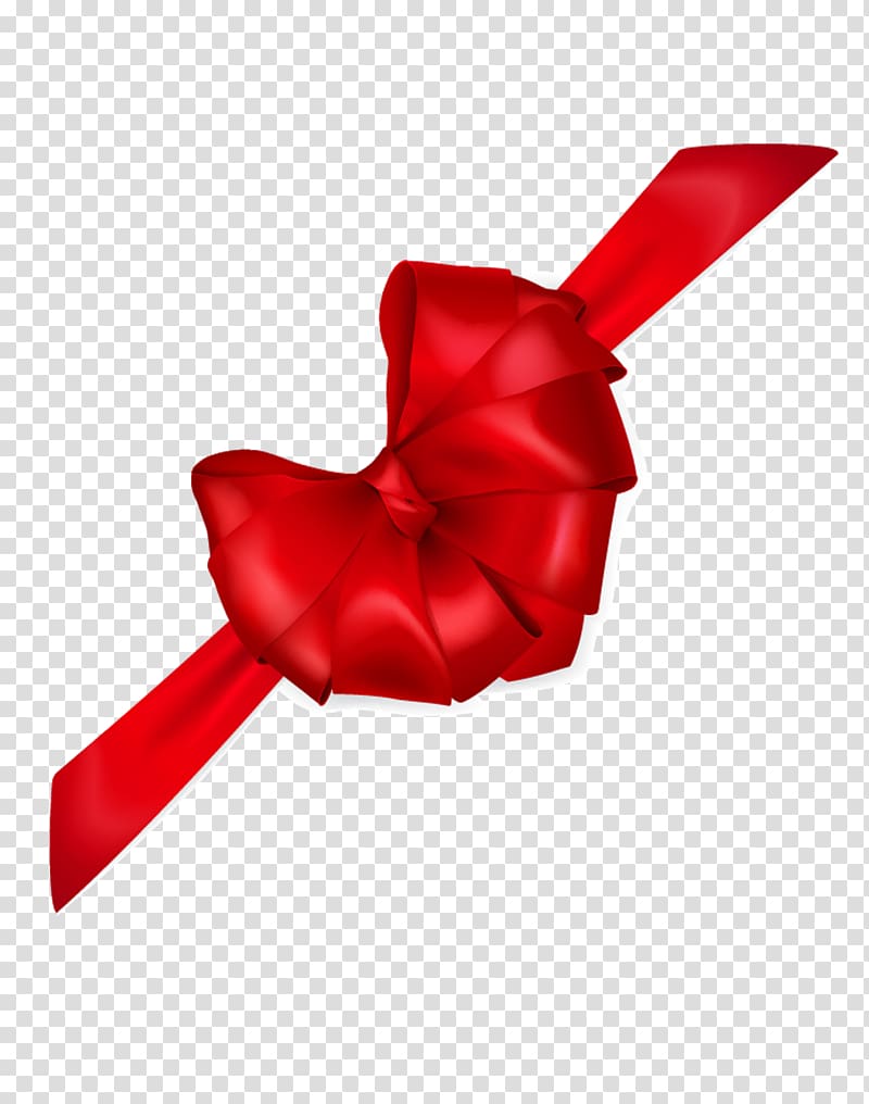 Ribbon Red , Red bow transparent background PNG clipart