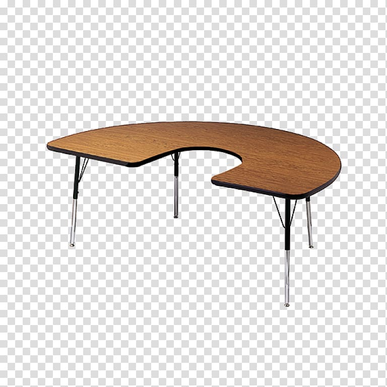 Coffee Tables Desk Furniture Chair, red half moon table transparent background PNG clipart