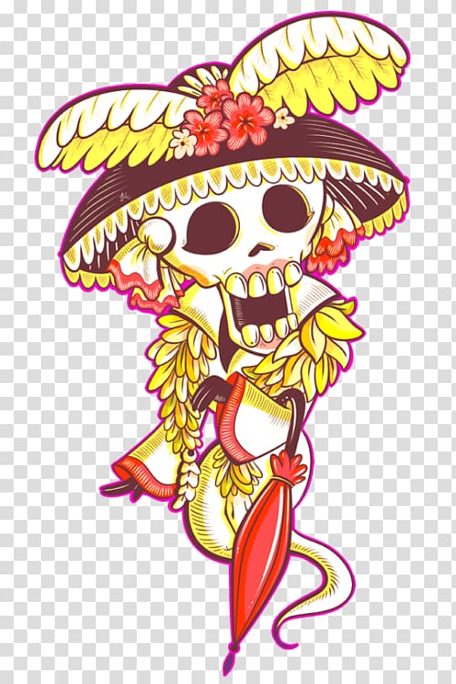 Drawing Calavera Literary Calaverita , ajo transparent background PNG clipart