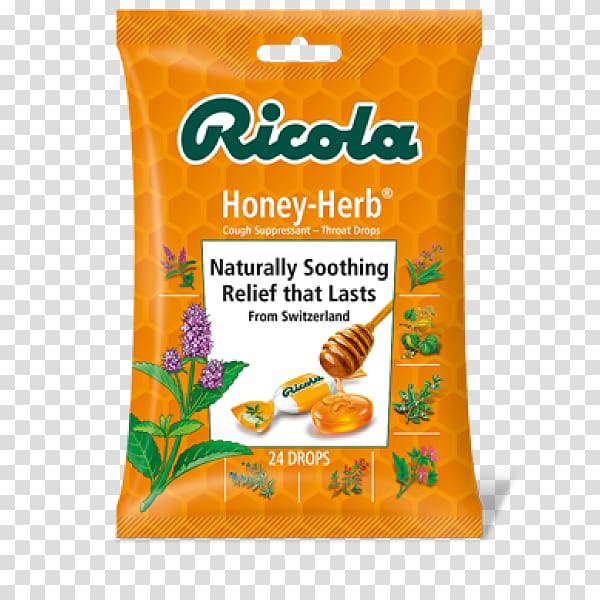Throat lozenge Ricola Herb Kroger, honey drops transparent background PNG clipart