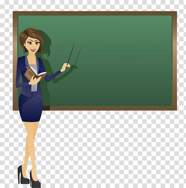 Teacher Blackboard Illustration, Lectures of foreign teachers transparent background PNG clipart