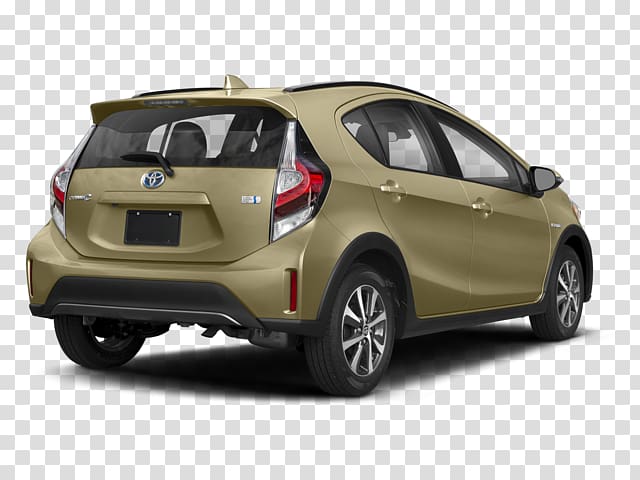 2018 Toyota Prius c Car dealership Electric vehicle, car transparent background PNG clipart