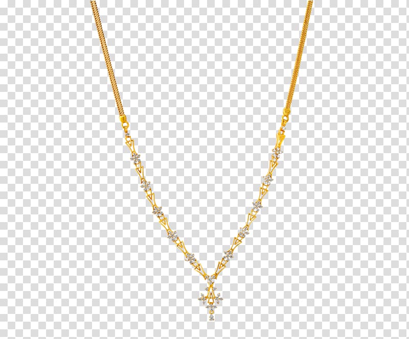 Necklace Tanishq Jewellery Charms & Pendants Diamond, necklace transparent background PNG clipart