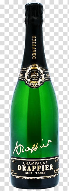 Champagne Drappier bottle, Drappier Blanc De Blancs transparent background PNG clipart