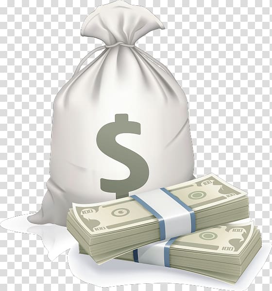 Money bag Banknote, money bag transparent background PNG clipart