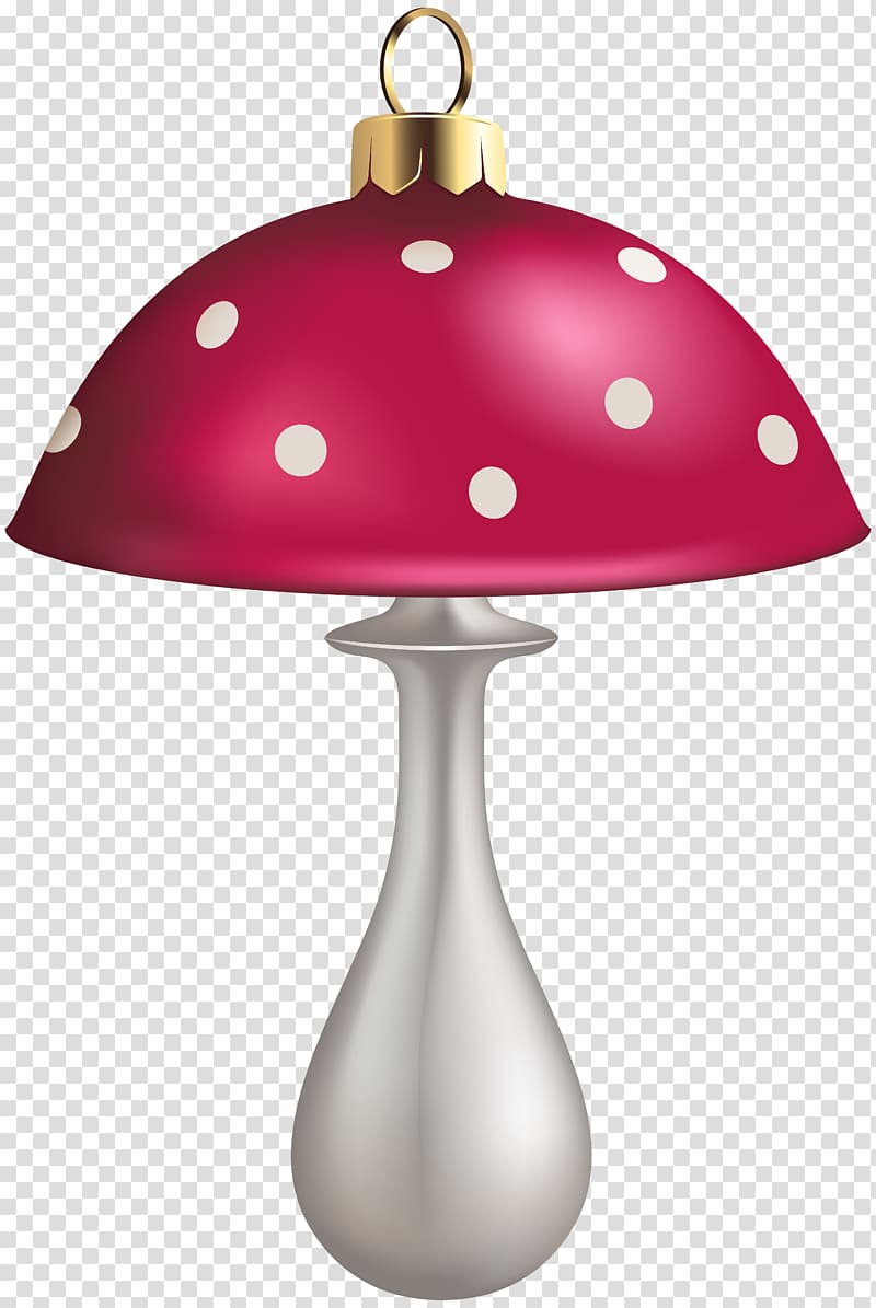 Santa Claus , Christmas Mushroom Ornament transparent background PNG clipart