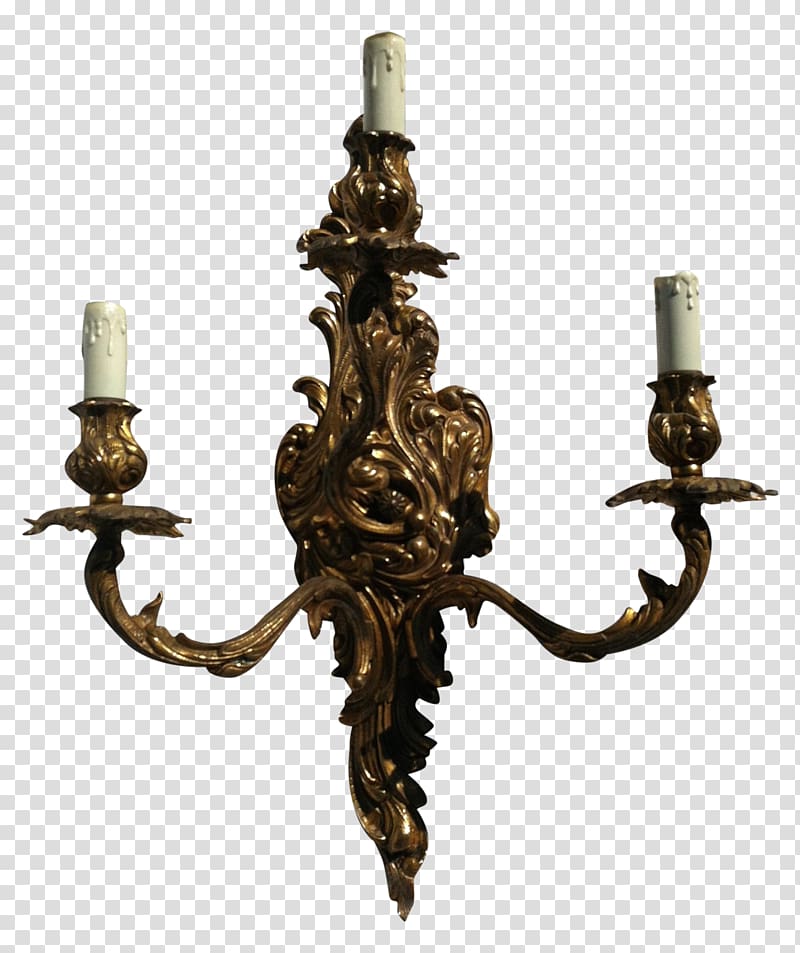 Light fixture Sconce Bronze Candelabra, light transparent background PNG clipart