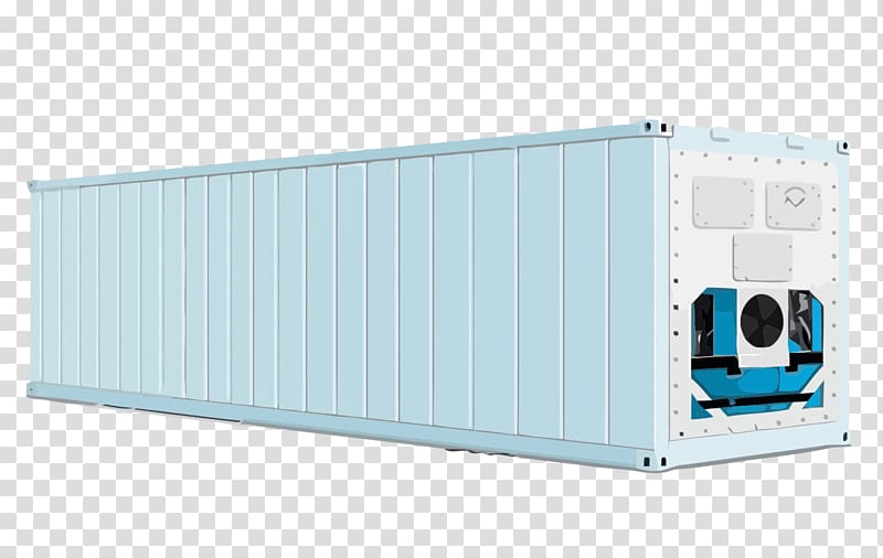 Intermodal container Refrigerated container Flat Rack Refrigeration, container transparent background PNG clipart
