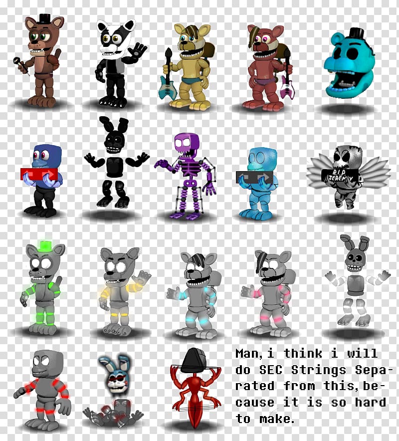 Five Nights at Freddy's Character Fan art String , Nightmare Night transparent background PNG clipart