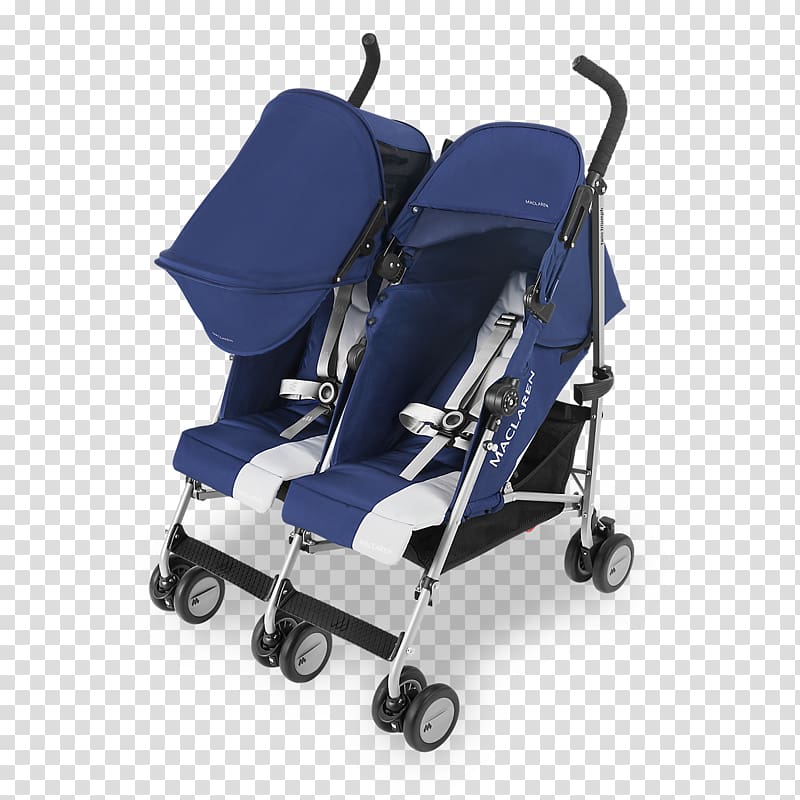 Maclaren Baby Transport Amazon.com Infant Twin, blue stroller transparent background PNG clipart