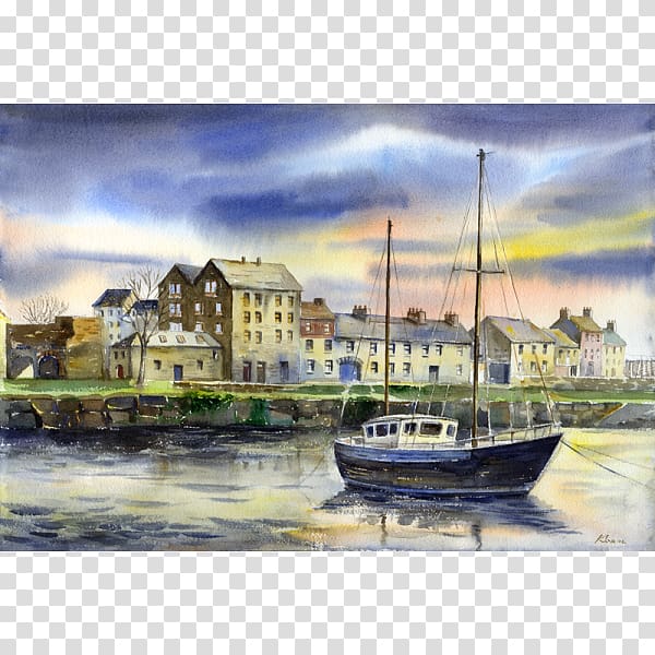 The Gallery Kinsale Watercolor painting Art museum Giclée, painting transparent background PNG clipart