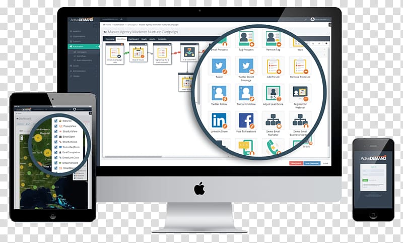Computer Software Marketing automation Computer Monitors, Marketing transparent background PNG clipart