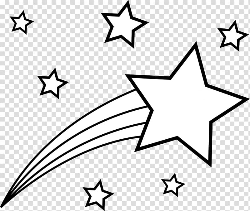 Coloring book Star Drawing , Shooting Star Coloring Pages transparent background PNG clipart