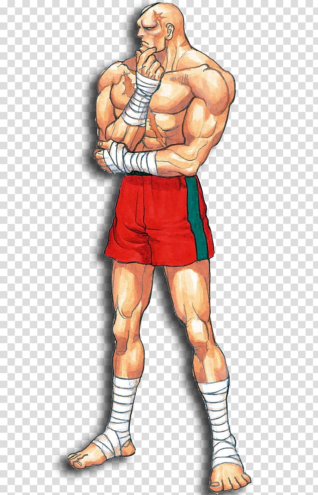 Street Fighter II: The World Warrior Street Fighter Alpha 2 Sagat Guile, Sagat transparent background PNG clipart