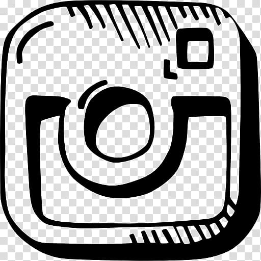 Sketch of the instagram logo on Craiyon