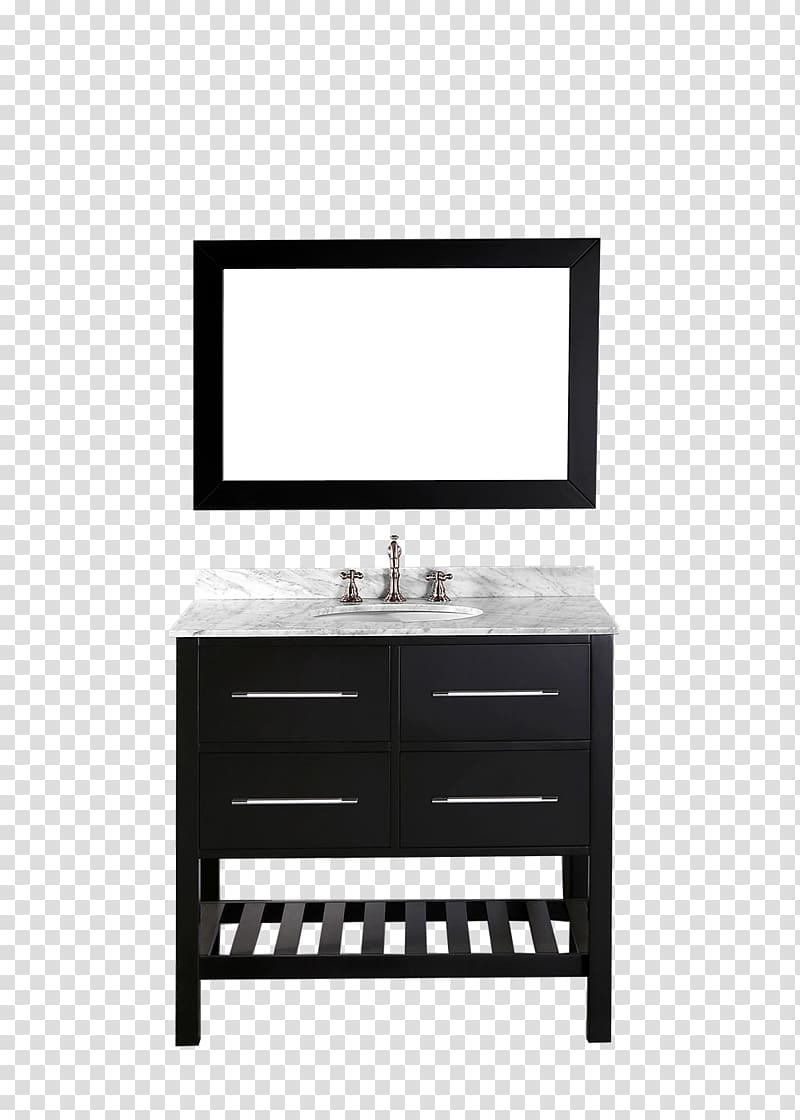 Bathroom cabinet Cabinetry Vanity Drawer, ceramic basin transparent background PNG clipart