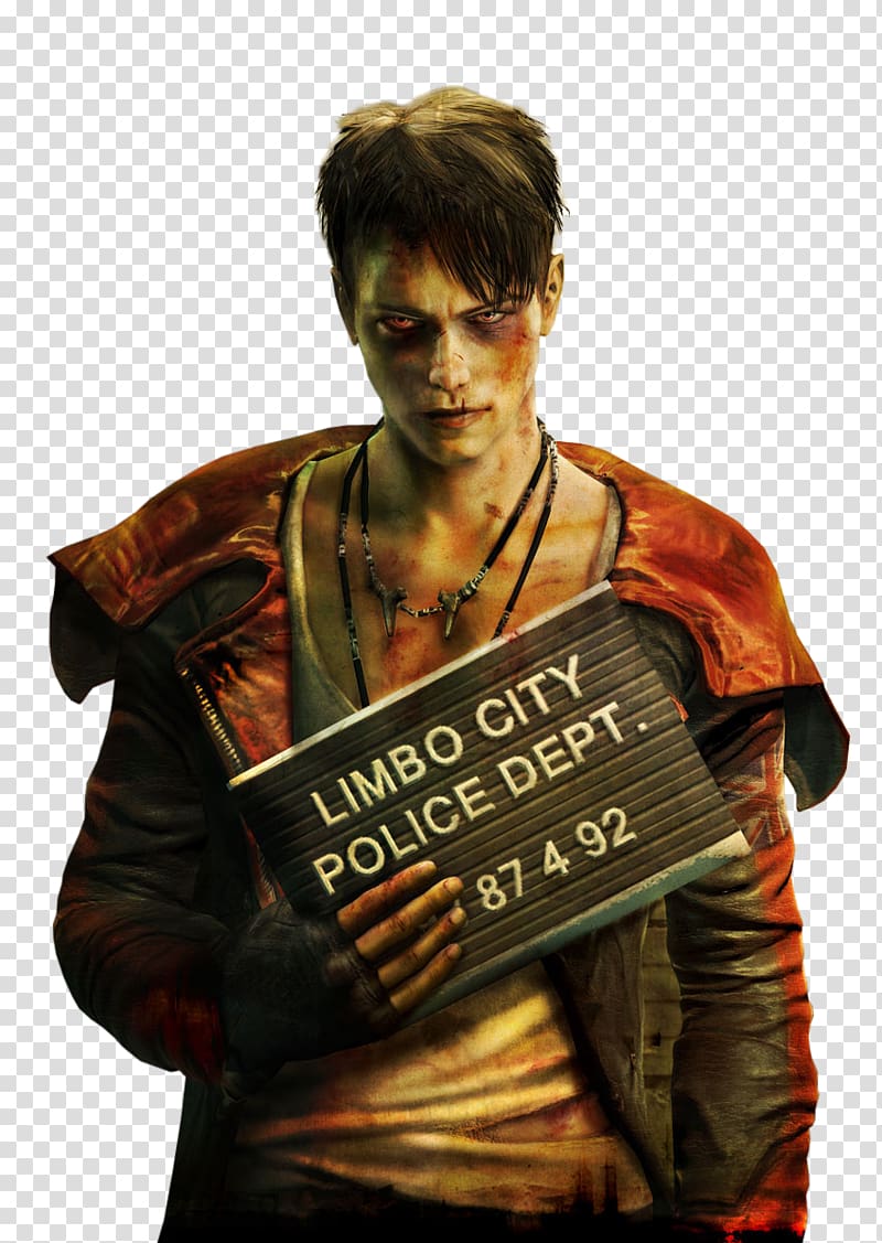 DmC: Devil May Cry Model Dante Hairstyle, devil may cry, tshirt, human, arm  png