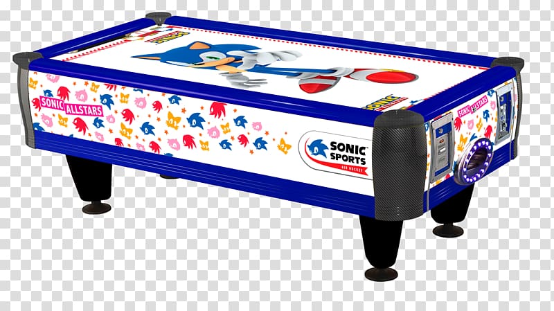 Table hockey games SegaSonic the Hedgehog Air Hockey, table transparent background PNG clipart