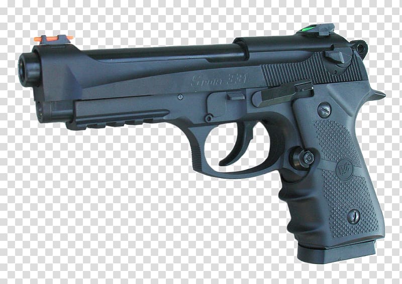Trigger Airsoft Guns Firearm Beretta Elite II, pistolet transparent background PNG clipart