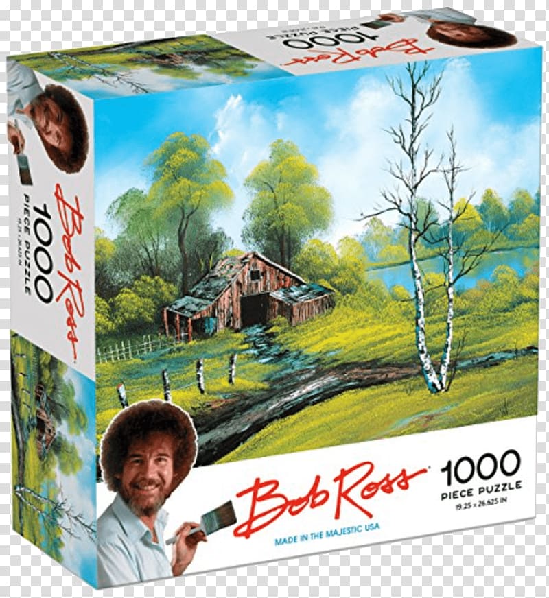 Jigsaw Puzzles Big G Creative Bob Ross The Art Of Chill Board Game, painting transparent background PNG clipart