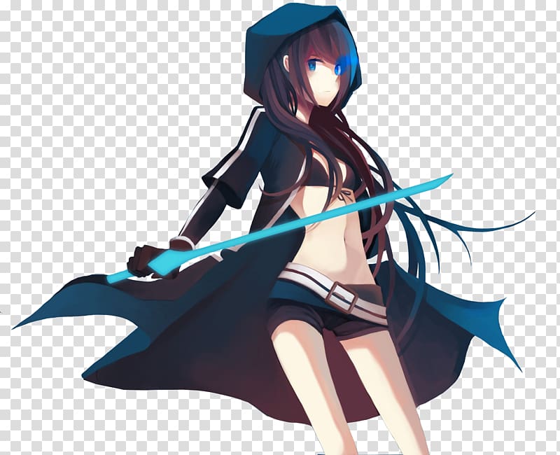 Anime Mangaka Black Rock Shooter Inuyasha, Anime transparent background PNG clipart