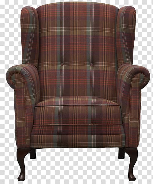 Club chair Tartan Loveseat, design transparent background PNG clipart