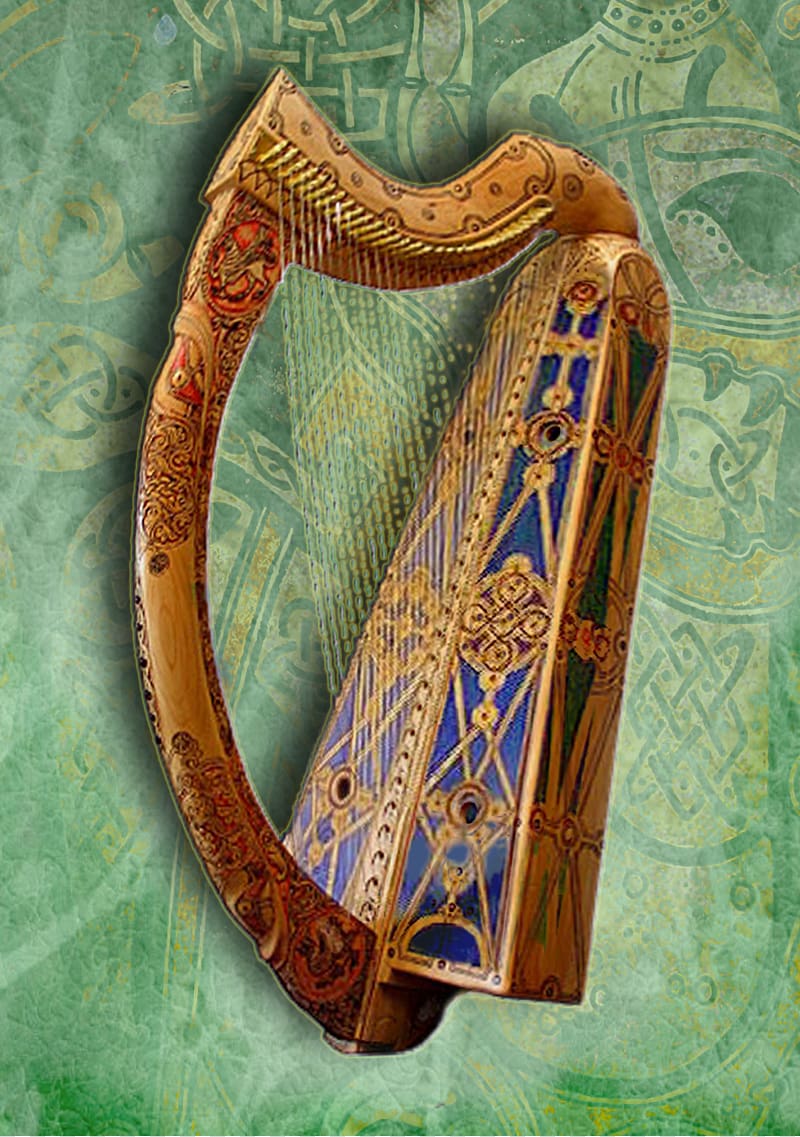 Celtic nations Celtic harp Celts Musical Instruments, harp transparent background PNG clipart