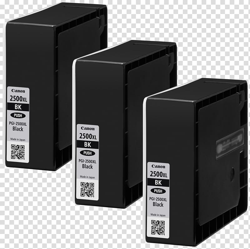 Ink cartridge Canon PGI 1500XL BK Ink tank, 1-pack Black (pigmented), 1200 pg Printer, printer transparent background PNG clipart