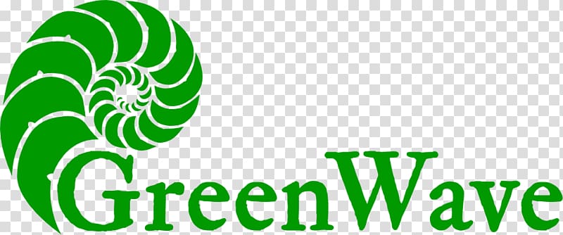 Logo Organization Green Seaweed farming Brand, greenwave transparent background PNG clipart