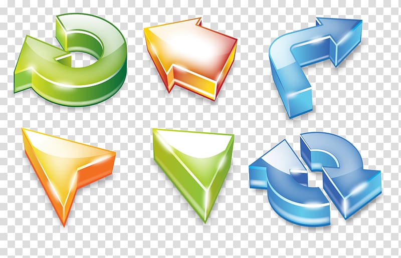 Computer Icons Arrow Symbol , 3d transparent background PNG clipart