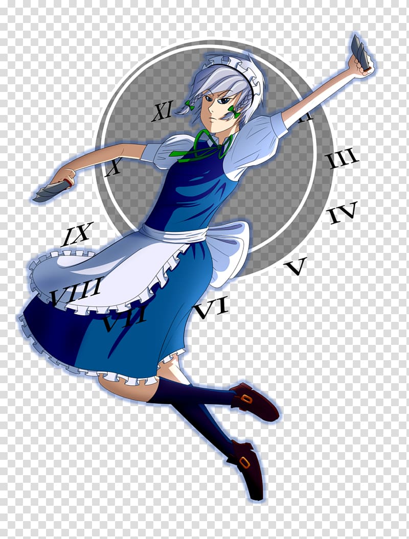 Fan art Sakuya Izayoi , sakuya transparent background PNG clipart