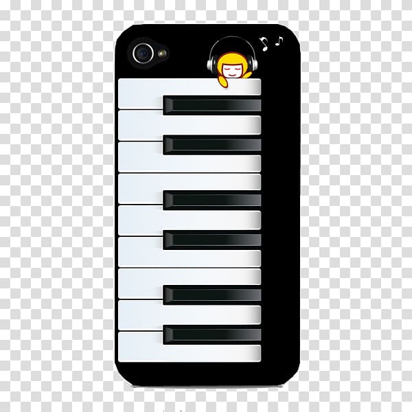 iPhone 6 Plus iPhone 6S Piano, Piano pattern Phone Case transparent background PNG clipart