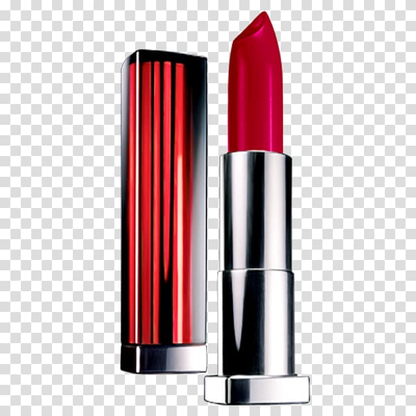 Lip balm Lipstick Maybelline Cosmetics Color, red lips transparent background PNG clipart